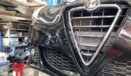 クラッチ廻り整備後のアライメント調整<br>GIULIETTA 1750